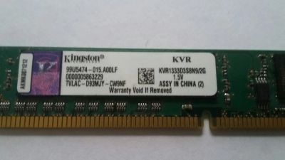 Лот: 11273594. Фото: 1. Kingston ddr3 2 x 2 Gb. Оперативная память