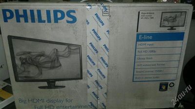 Лот: 2009966. Фото: 1. Philips brilliance 24'. ЖК-мониторы