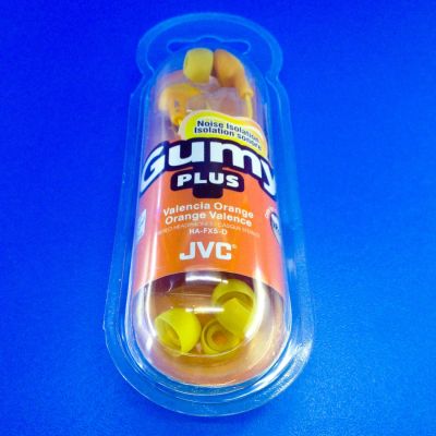 Лот: 5987016. Фото: 1. Наушники JVC Gumy FX 5 3,5mm оранжевый. Наушники, гарнитуры