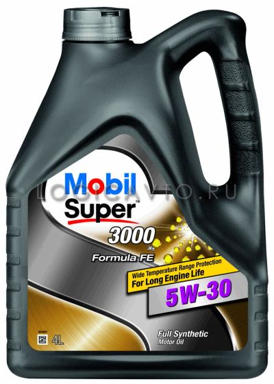Лот: 12810530. Фото: 1. Mobil, Super 3000, 5W-30, 4L. Расходные материалы