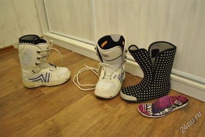 Лот: 2007907. Фото: 1. Ботинки сноуборд Vans женские... Ботинки