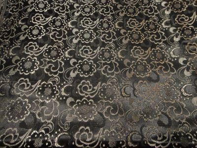 Лот: 3335067. Фото: 1. Черный Атлас. Ткани, нитки, пряжа