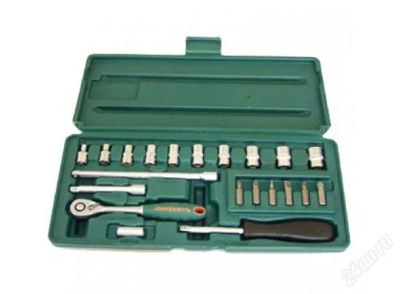 Лот: 2840984. Фото: 1. Набор торцевых головок 1/4"DR... Наборы инструмента