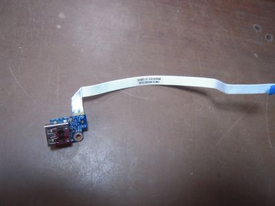 Лот: 12584692. Фото: 1. Плата с USB портом на шлейфе... Шлейфы, кабели, переходники