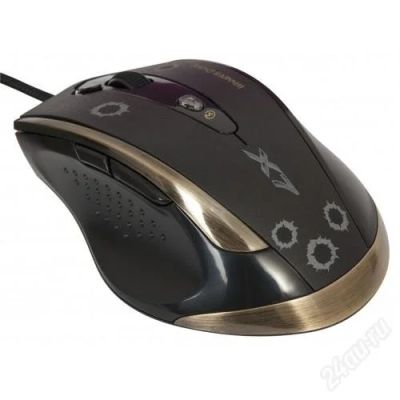 Лот: 1772241. Фото: 1. Мышь игровая A4Tech X7 F3 черный... Клавиатуры и мыши