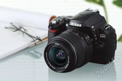 Лот: 547755. Фото: 1. Зеркалка Nikon D40 Kit. Цифровые зеркальные