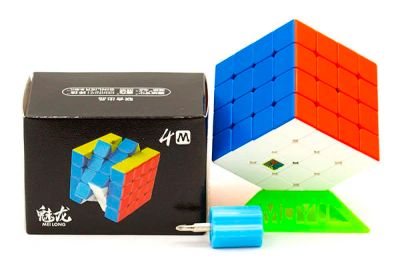 Лот: 16799246. Фото: 1. Кубик 4x4 MoYu MFJS MeiLong magnetic... Головоломки