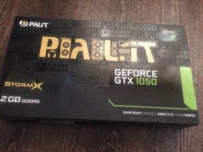 Лот: 14280850. Фото: 1. 1050 Palit StormX 2GB На гарантии. Видеокарты