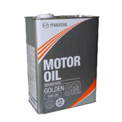 Лот: 4899405. Фото: 1. Mazda motor oil golden 5W20 SM... Масла, жидкости
