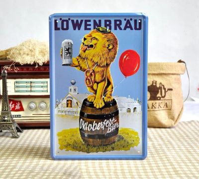 Лот: 11629434. Фото: 1. Табличка барная Lowenbrau. Другое (предметы интерьера)