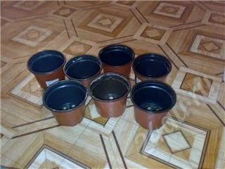 Лот: 305525. Фото: 1. горшочки 0.3литра. Кашпо, горшки, вазоны для цветов