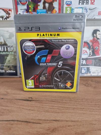 Лот: 25798322. Фото: 1. Игра Gran Turismo 5 Platinum... Игровые приставки, консоли