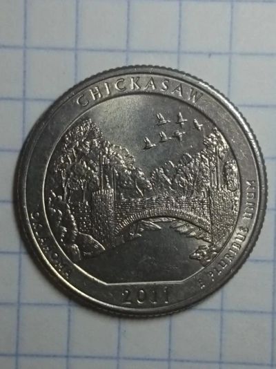 Лот: 10394907. Фото: 1. 25 центов США серия «Прекрасная... Америка