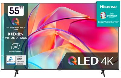 Лот: 21539263. Фото: 1. Телевизор Hisense 55E7KQ QLED... Телевизоры