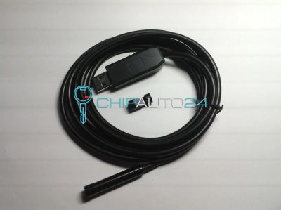 Лот: 6124934. Фото: 1. Эндоскоп USB 2m с подсветкой. Диагностическое оборудование, измерительный инструмент