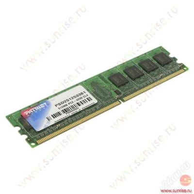 Лот: 2103441. Фото: 1. DDR2 PATRIOT 512MB PC2-4200 533MHz. Оперативная память