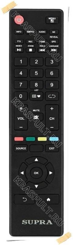Лот: 15908501. Фото: 1. Пульт SUPRA STV-LC50ST2000U, STV-LC55ST2000U... Пульты ДУ