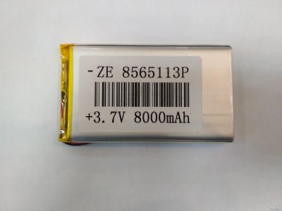 Лот: 13639328. Фото: 1. Аккумулятор 8565113 3,7V 8.5х65х113мм... Батарейки, аккумуляторы, элементы питания