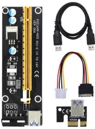 Лот: 11307442. Фото: 1. Riser Card 1x to 16x USB 3.0 Molex... Платы расширения, контроллеры, доп. порты