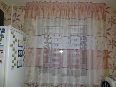 Лот: 3381853. Фото: 1. Штора новая на кухню. Шторы, тюль