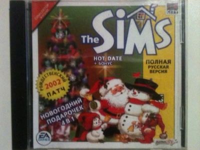 Лот: 3445521. Фото: 1. диск с игрой Sims hot date + бонус. Игры для ПК
