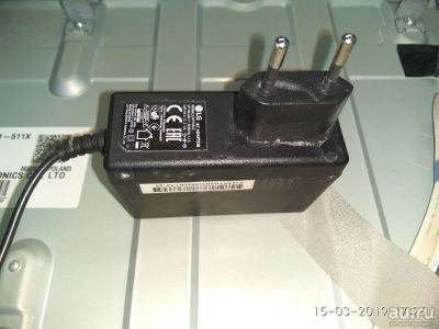 Лот: 13454556. Фото: 1. адаптер LEAP16B-E tv LG 32LH513U. Зарядные устройства, блоки питания для бытовой техники