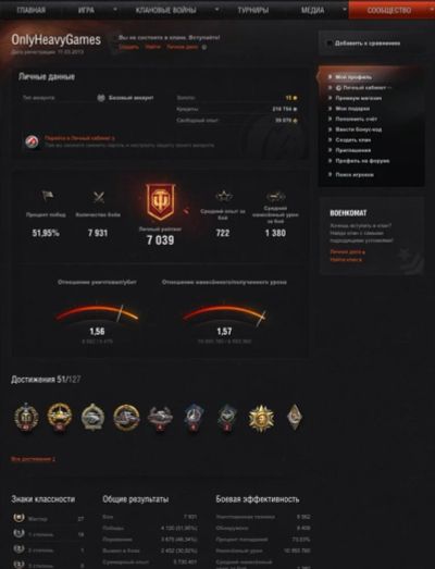 Лот: 5514609. Фото: 1. Аккаунт World of Tanks WoT танки. Игры для ПК