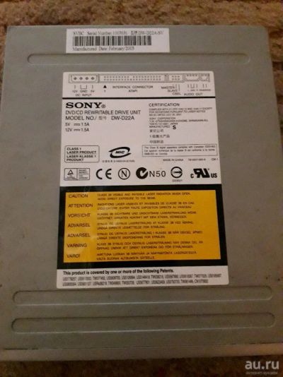 Лот: 13204682. Фото: 1. Дисковод. Приводы CD, DVD, BR, FDD