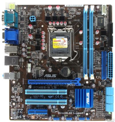 Лот: 16322242. Фото: 1. Надежная плата под LGA 1156: Asus... Материнские платы