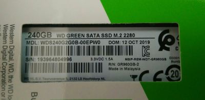 Лот: 15419412. Фото: 1. SSD накопитель Western Digital... SSD-накопители