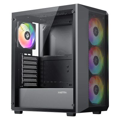 Лот: 25242474. Фото: 1. Корпус ATX Б_БП XASTRA A406 4ARGB... Корпуса, блоки питания