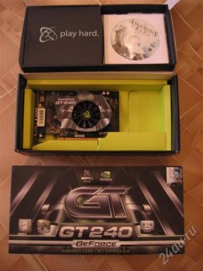 Лот: 2875721. Фото: 1. XFX GeForce GT 240. Видеокарты