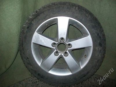 Лот: 239351. Фото: 1. Один литой Диск с резиной на HONDA... Шины