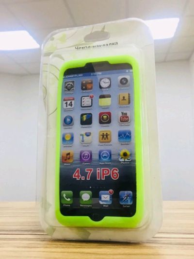 Лот: 11725501. Фото: 1. Чехол iPhone 6 Желтый. Чехлы, бамперы