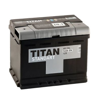 Лот: 15935719. Фото: 1. аккумулятор TITAN Standart 60... Аккумуляторы