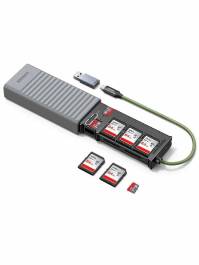 Лот: 25889270. Фото: 1. Картридер UGREEN CM856 (55899... USB-флеш карты