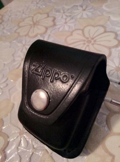 Лот: 14714501. Фото: 1. Чехол для зажигалки Zippo чёрный. Зажигалки, спички, пепельницы