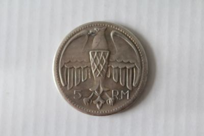 Лот: 25634866. Фото: 1. Германия 5 рейхсмарок 1935 года... Германия и Австрия