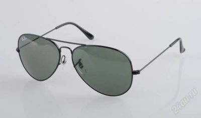 Лот: 1786524. Фото: 1. Ray Ban Aviator 3025 Black Frame... Очки солнцезащитные