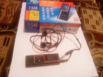 Лот: 133963. Фото: 1. Плеер TEXET T-549 4GB. Плееры