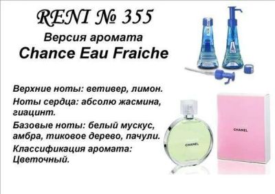 Лот: 8246865. Фото: 1. Аромат направления Chance Eau... Женская парфюмерия