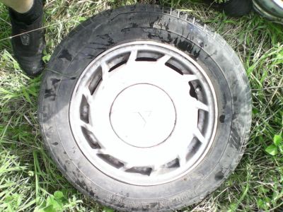Лот: 4186461. Фото: 1. колесо в сборе r15 литой диск... Шины на дисках