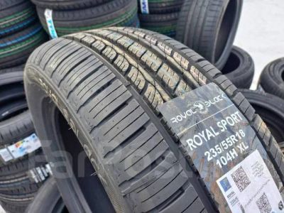 Лот: 23358733. Фото: 1. Летняя резина 235/55 R-18 "Royal... Шины
