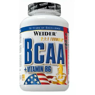 Лот: 7961595. Фото: 1. Weider BCAA + Vitamin B6, 130... Спортивное питание, витамины