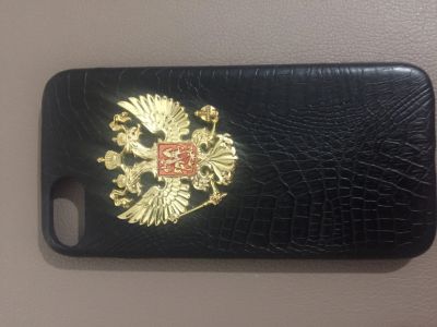 Лот: 12276514. Фото: 1. Чехол на iPhone 8 из кожи рептилии... Чехлы, бамперы