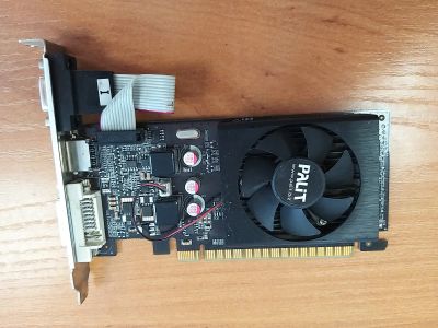 Лот: 17810938. Фото: 1. Nvidia GeForce Palit GT-610 1GB. Видеокарты