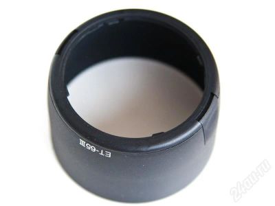 Лот: 617627. Фото: 1. Бленда ET-65 III (Canon EF 85... Крышки, бленды