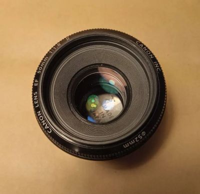 Лот: 19953658. Фото: 1. Объектив Canon EF 50mm 1:1.8. Объективы