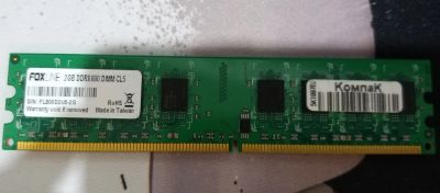 Лот: 14611807. Фото: 1. Оперативная память Foxline DDR2... Оперативная память