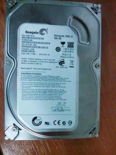 Лот: 8232835. Фото: 1. жесткий диск seagate barracuda... Жёсткие диски (HDD)